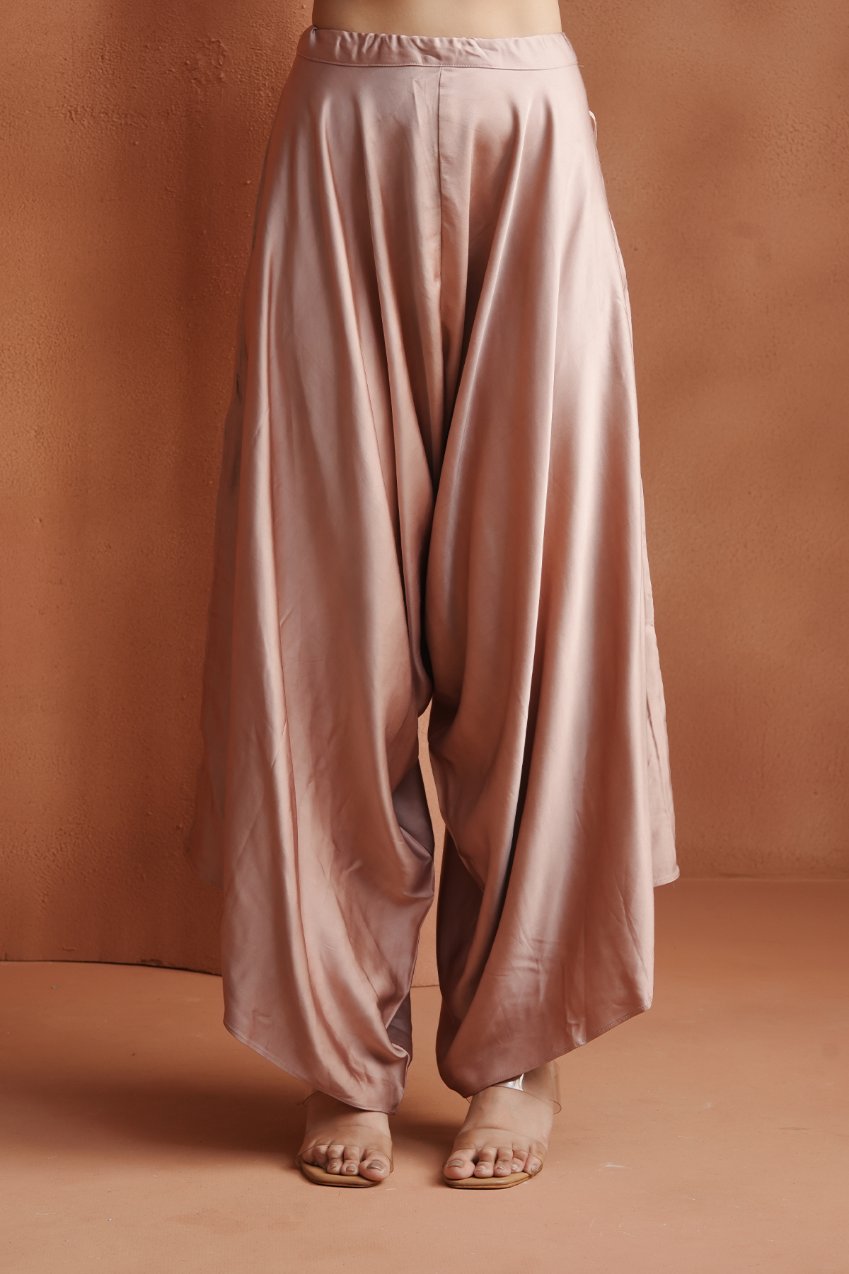 Pink Embellished Kaftan Set