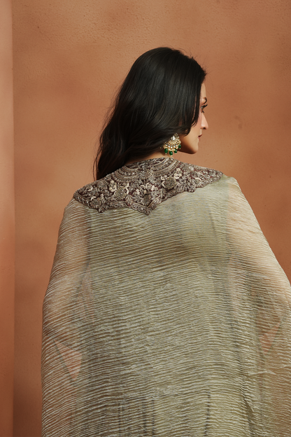 Sea Crest Embellished Kaftan Set