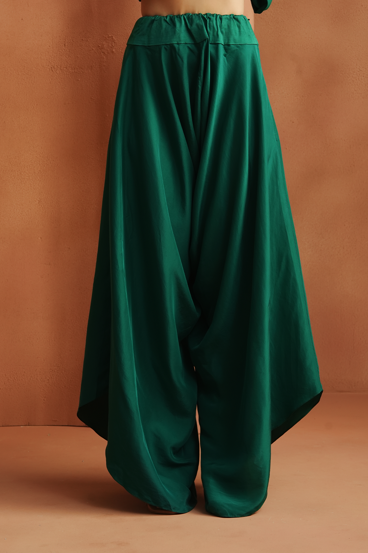 Emerald Embellished Kaftan Set