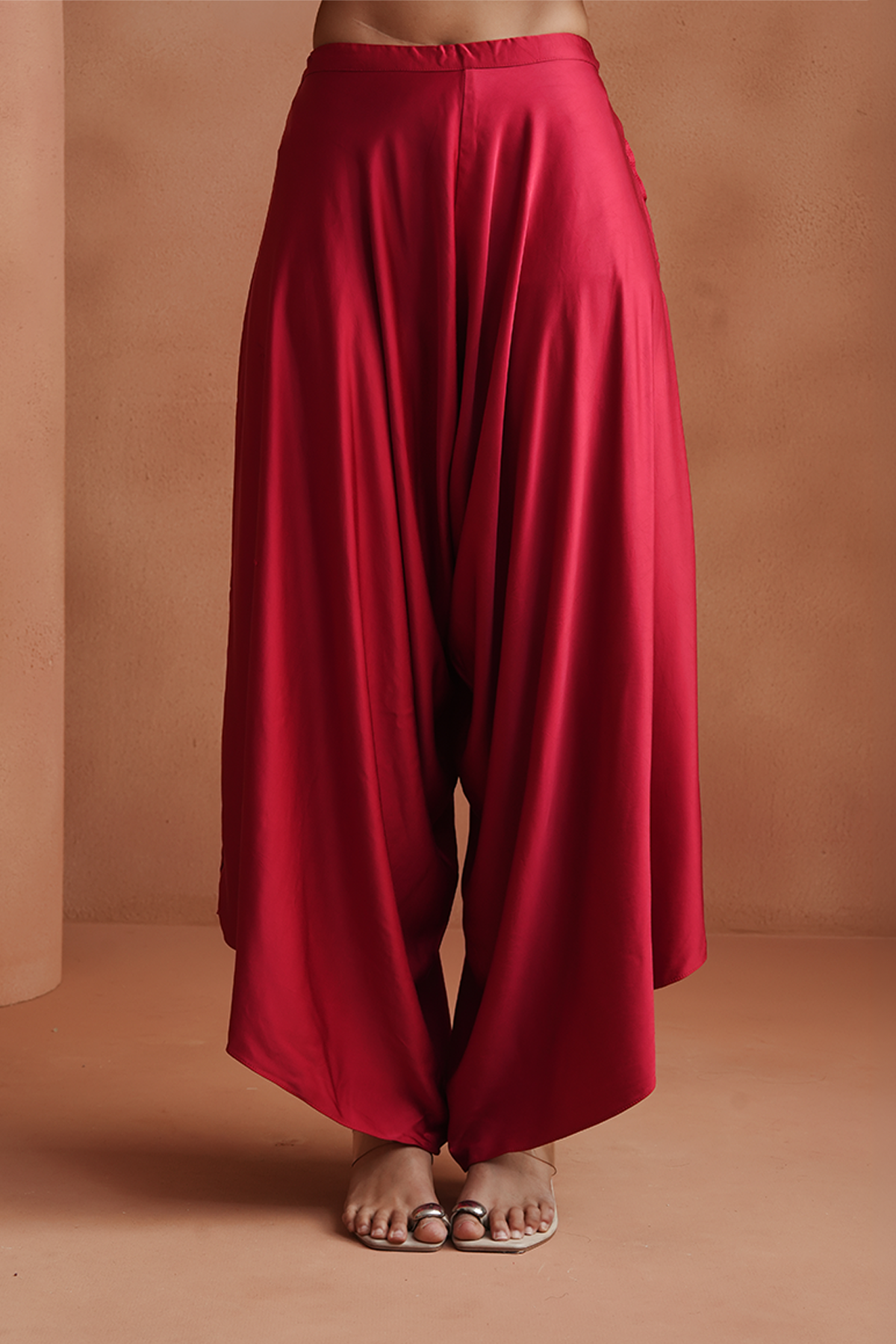 Rani Pink Embellished Kaftan Set